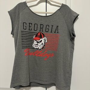 Champion Gray Georgia Graphic lightweight sweatshirt
